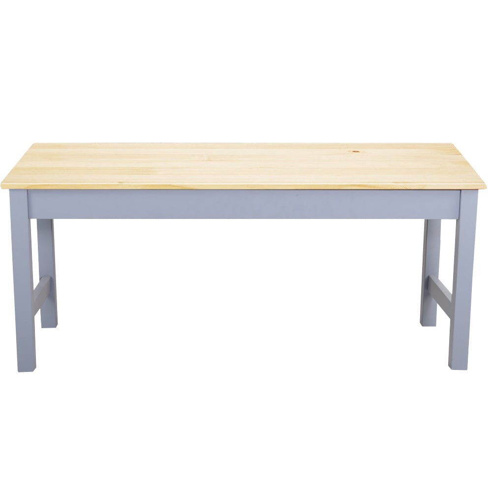 Natural Solid Pine Wood Bench Living and Home 