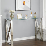 X-Frame Contemporary Console Table Console Tables Living and Home 