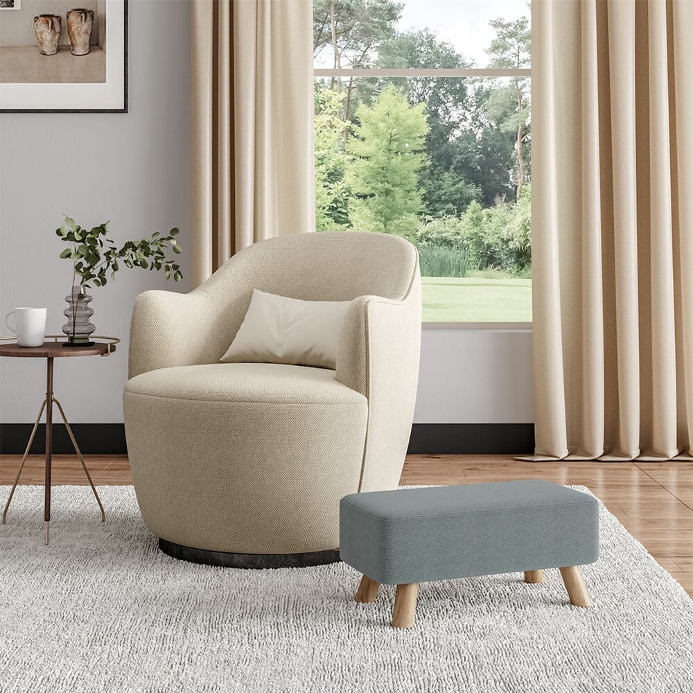 Small Rectangular Entryway Bench Linen Fabric Collection Living and Home 