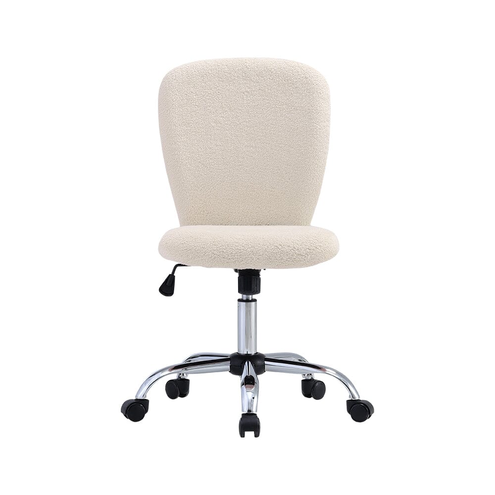 Luxury Mohair Office Chair in Beige Living and Home 