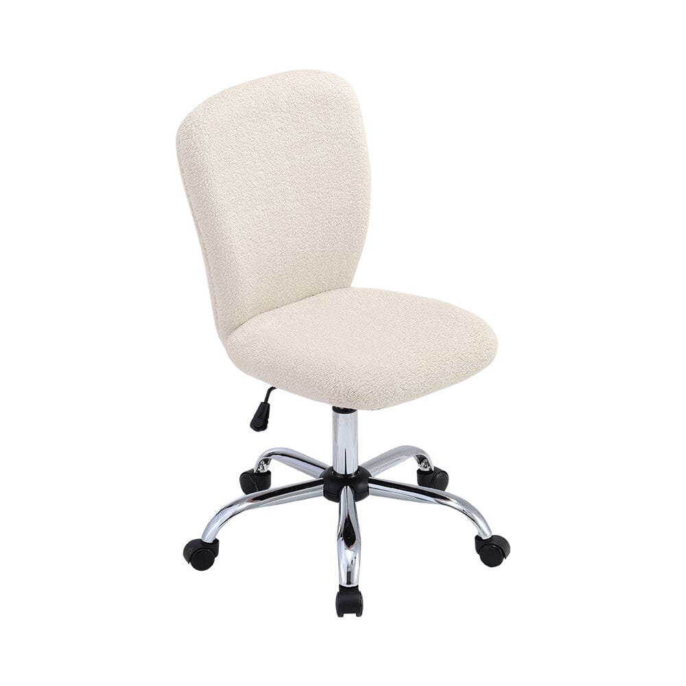 Luxury Mohair Office Chair in Beige Living and Home 