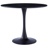 90cm Dia Modern Round Dining Tables Tulip Table with Metal Base Dining Tables Living and Home 