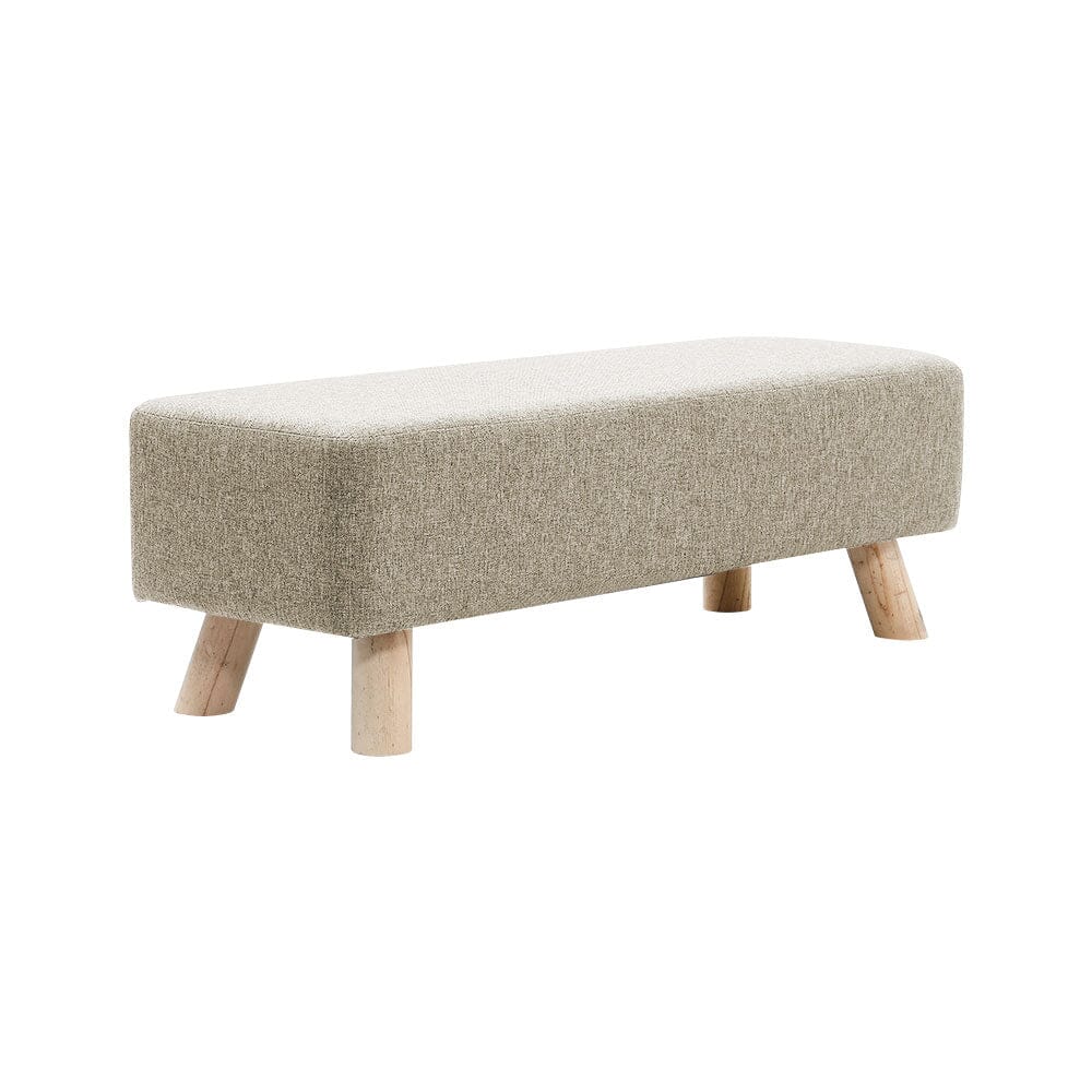 Large Rectangular Entryway Bench Linen Fabric Collection Living and Home 