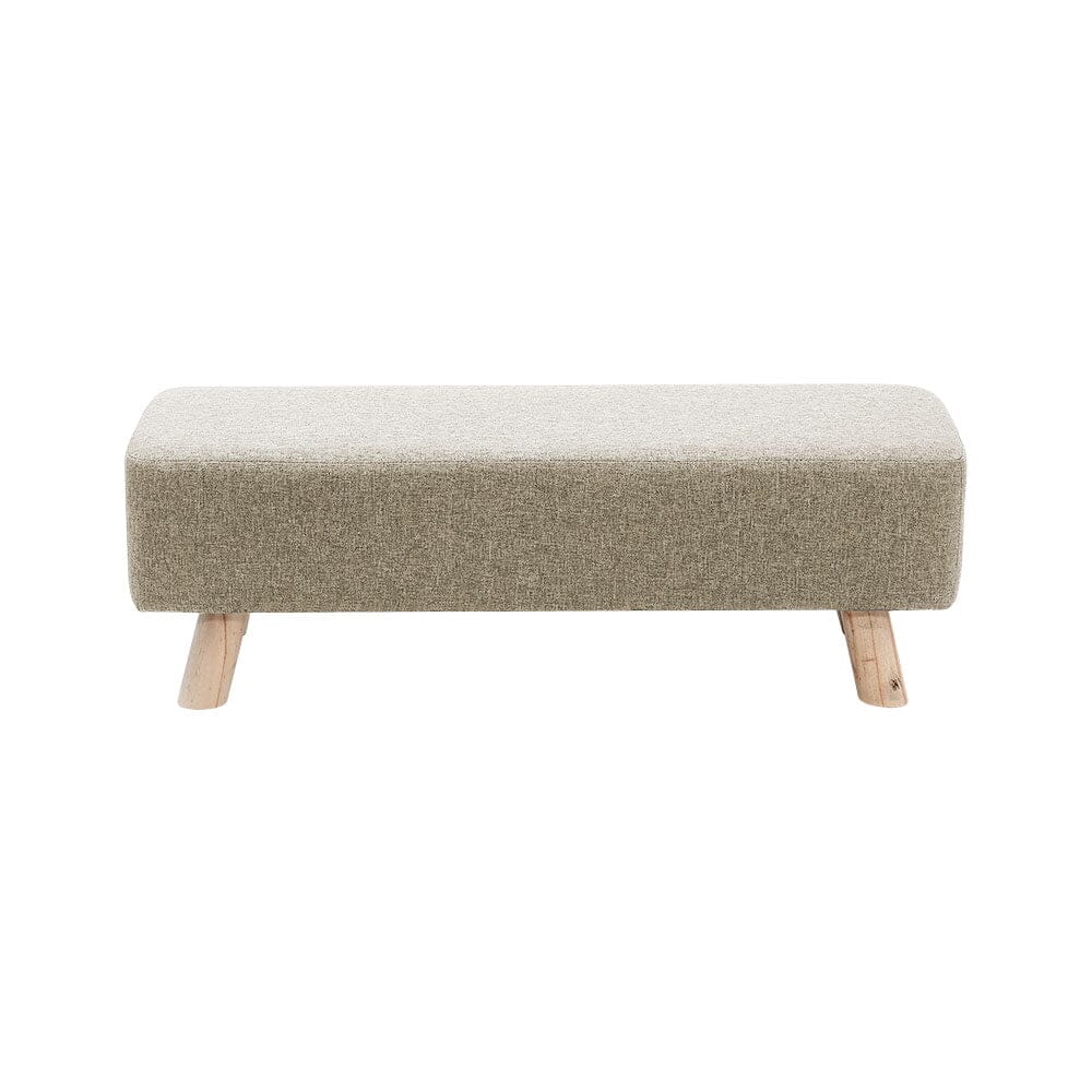 Large Rectangular Entryway Bench Linen Fabric Collection Living and Home 