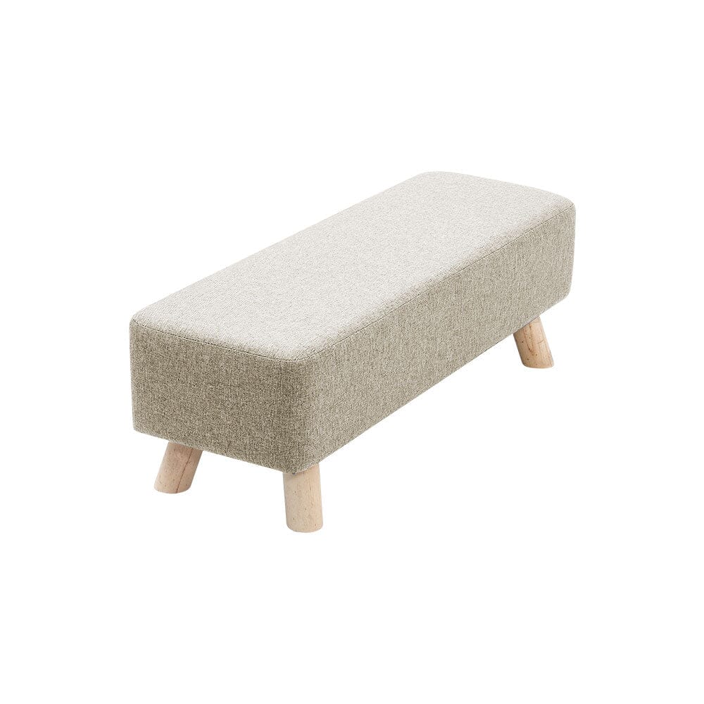 Large Rectangular Entryway Bench Linen Fabric Collection Living and Home 