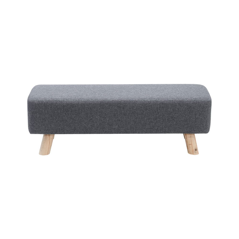 Large Rectangular Entryway Bench Linen Fabric Collection Living and Home 