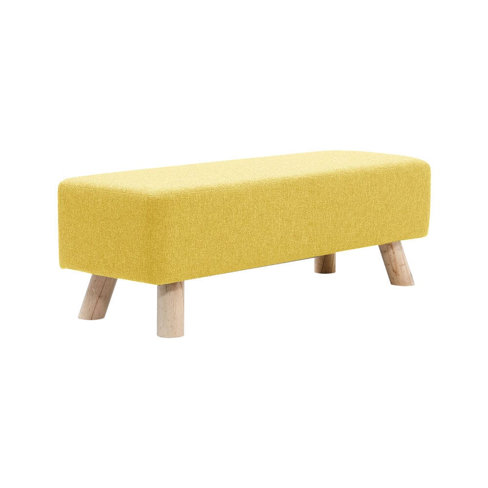 Large Rectangular Entryway Bench Linen Fabric Collection Living and Home 