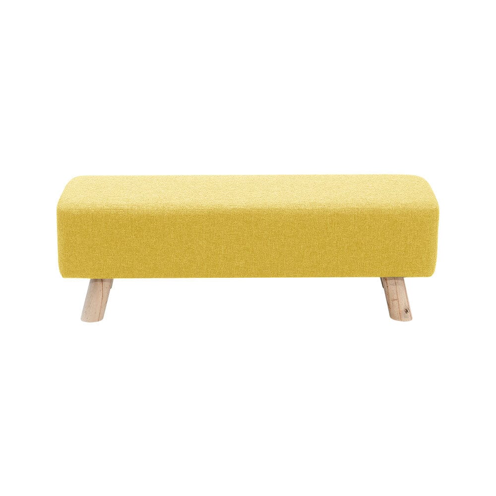 Large Rectangular Entryway Bench Linen Fabric Collection Living and Home 