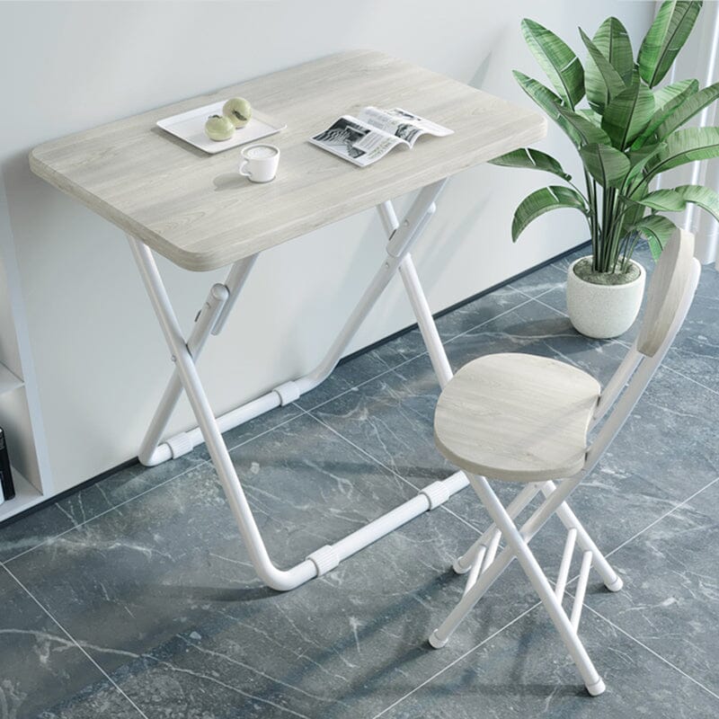 Compact Folding Dining Chair Minimalist Metal Frame Living and Home 