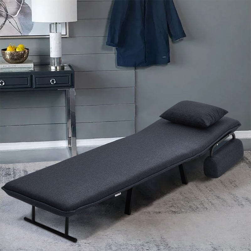 Single Foldable Sofa Bed with Multi-Position Adjustment Living and Home 