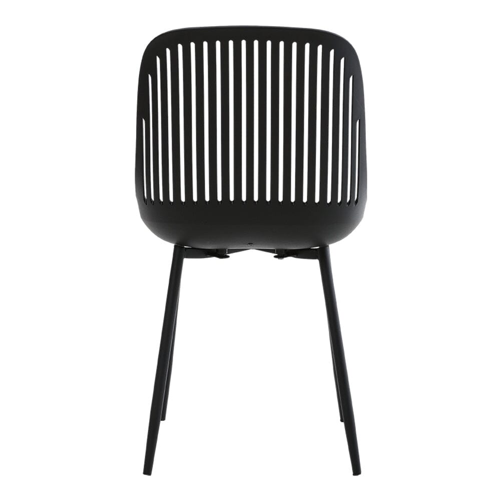 Classic White Plastic Chair, Set of Four, Durable and Lightweight Living and Home 