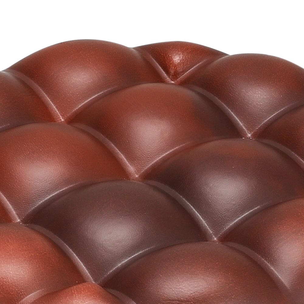 Adjustable Brown Work Stools with Soft Padding, Set of Two Living and Home 