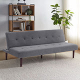 172cm Green Sofa Bed Contemporary Convertible Upholstered Sofa Beds Living and Home Grey 