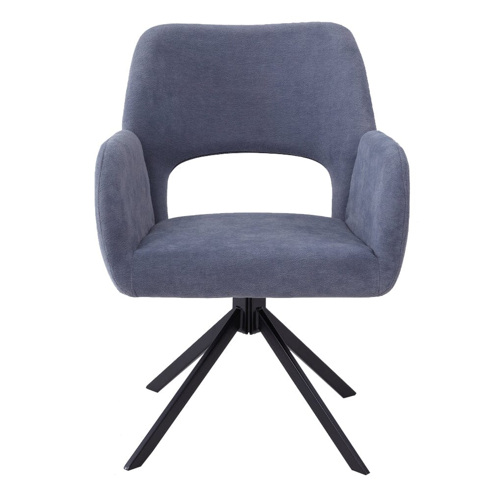 Modern Swivel Accent Chair Collection – Grey Teddy Fleece Living and Home 