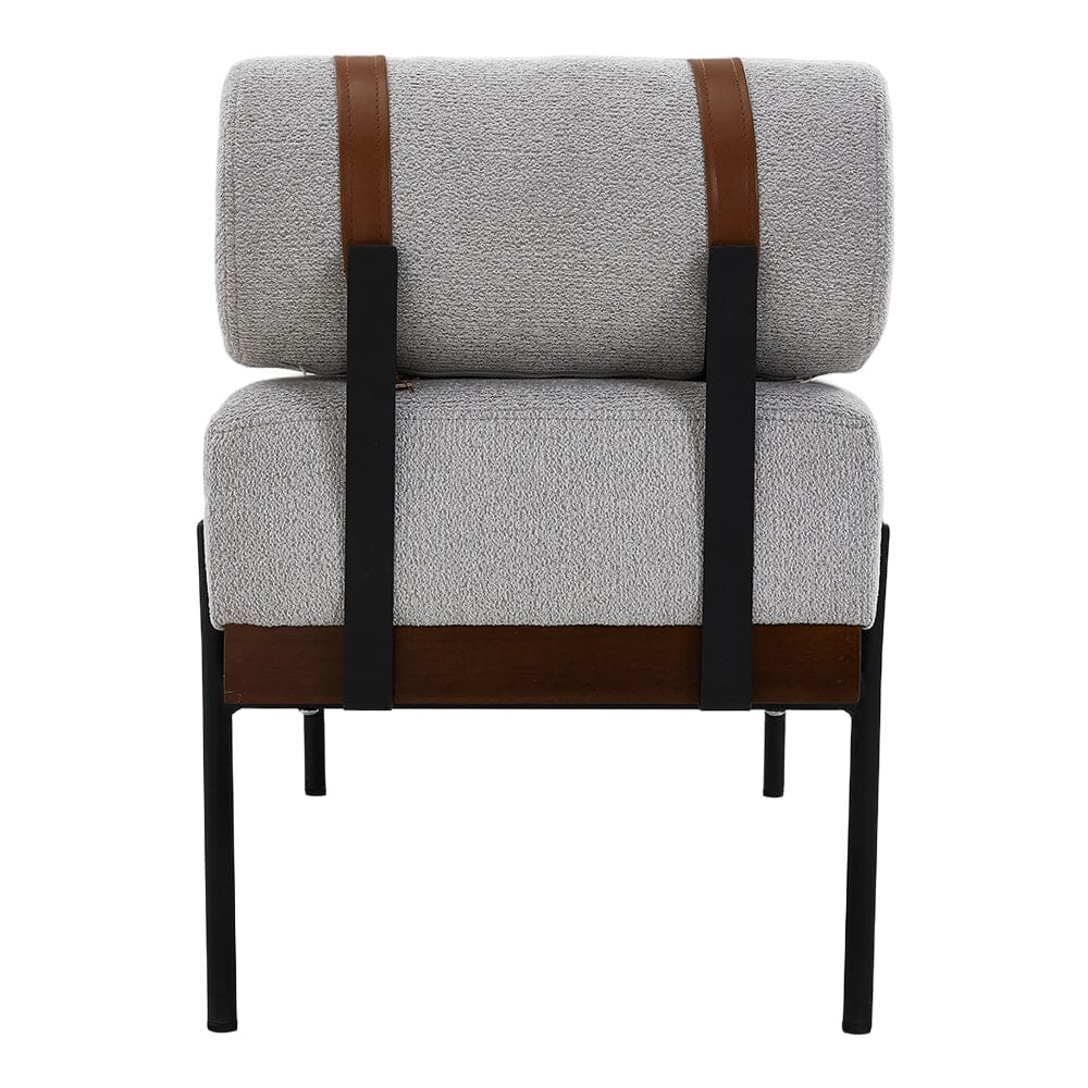 Modern Fabric Bench with Bolster Pillow Living and Home 