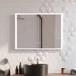 Frameless Anti-Fog Dimmable LED Wall Mirror Living and Home 