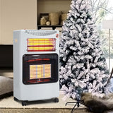 73cm Height 4.2KW Electric and Gas Heater Movable Tank Cabin with Ceramic Infrared Heater Space Heaters Living and Home 