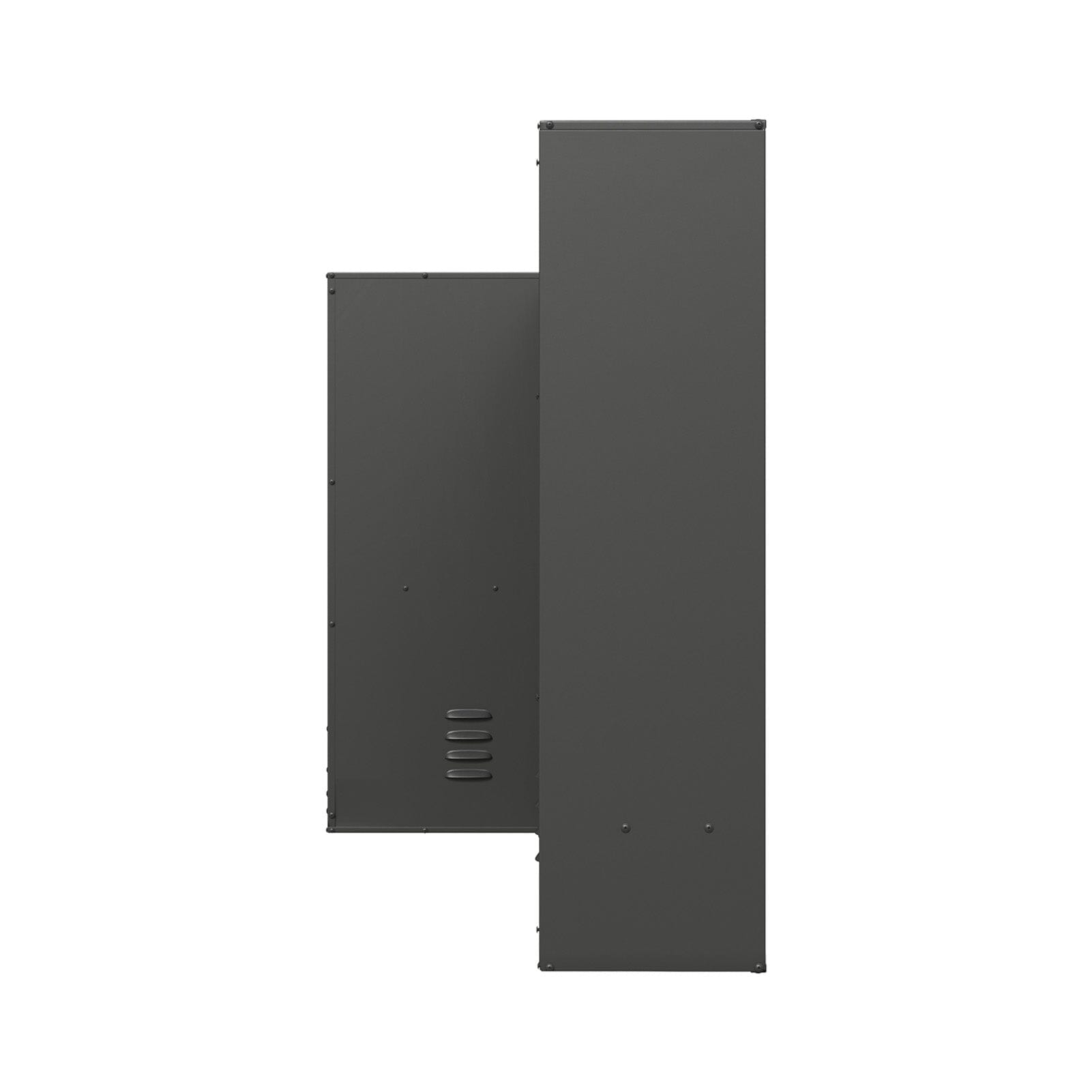 Smallbee 117cm/150cm L-Shaped Electric Fireplace – WiFi Control, LED Display, Resin Logs & Crystal Stones with Heating Smallbee UK 
