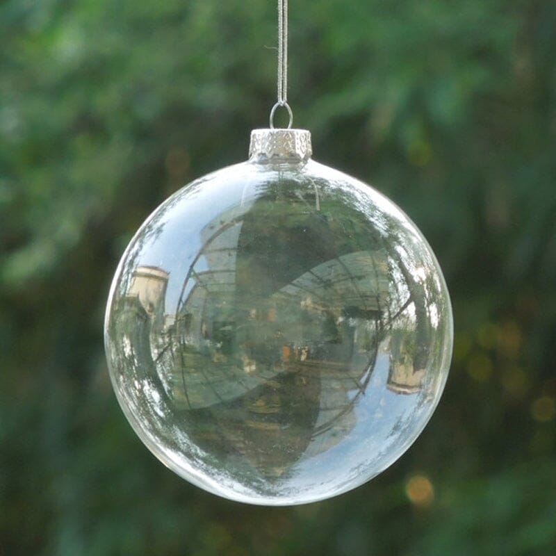 5 Pack Glass Ornament Balls for Christmas Tree Decor (Only glass bottles) Living and Home 