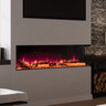 3-Sided Panoramic Smart Electric Fireplace with Customizable Flame & Heating Control Living and Home 60 inch 