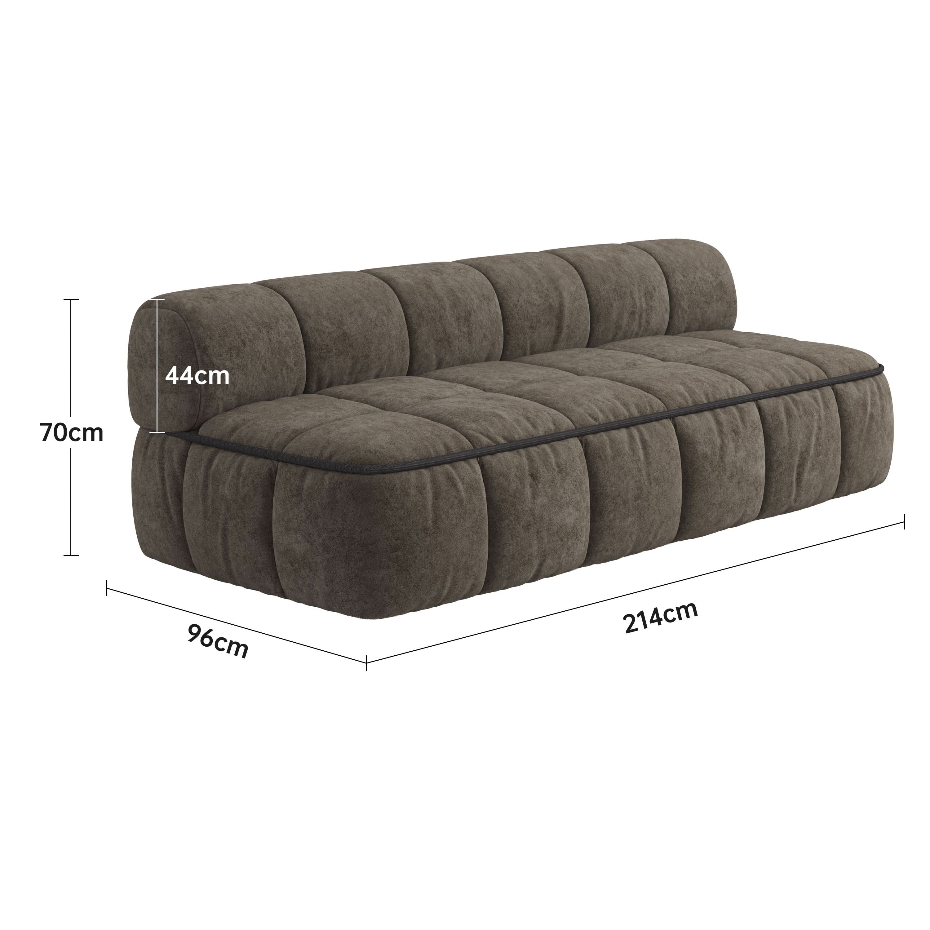 Convertible Sofa Bed with Sleeping Bag Style and Removable Cover Cottonfy UK 