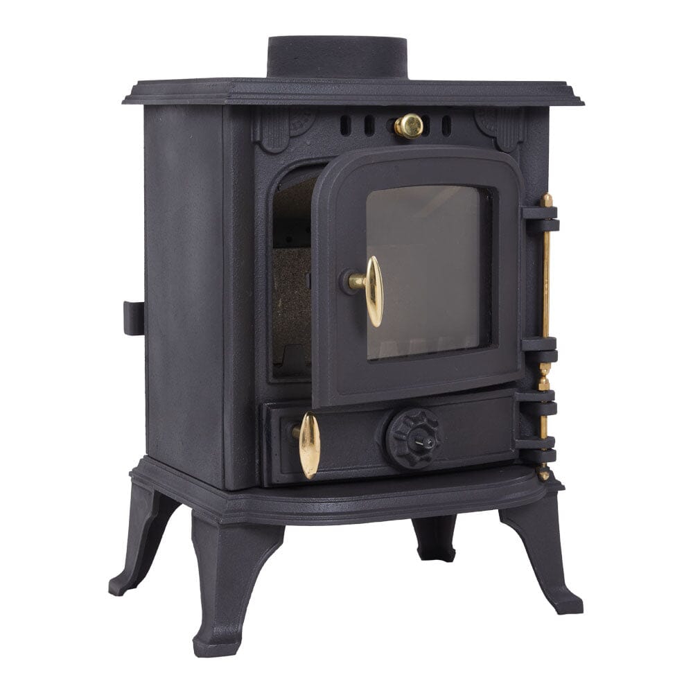 Victorian Cast Iron Fireplace – Vintage Wood Burning Fireplace with Insert & Surround Living and Home 