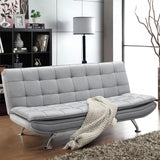 6ft Fabric 3-Seater Convertible Sofa Bed