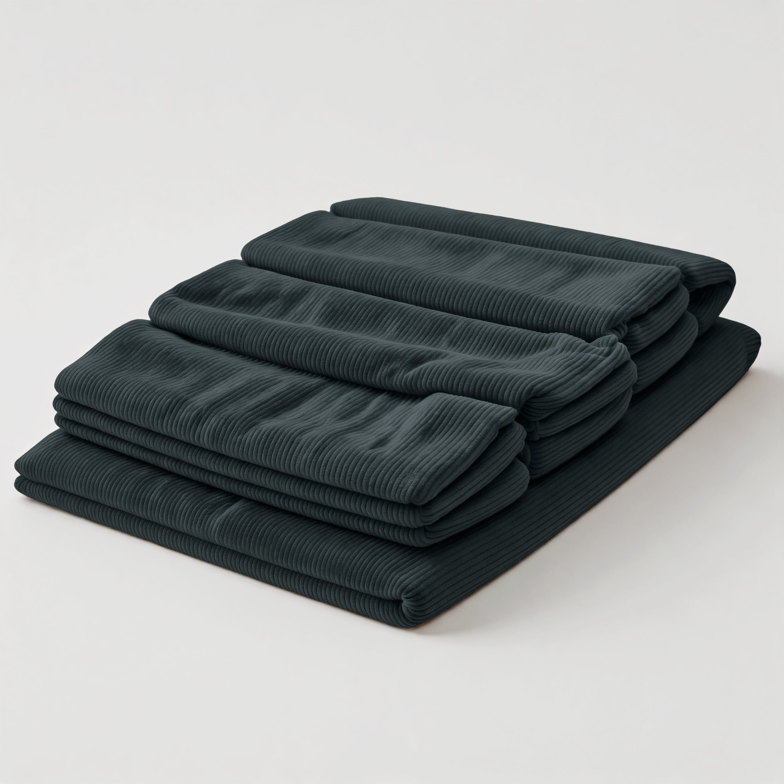‍Tailored sofa cover for the Modern Ergonomic Corduroy Chaise Lounge (100% off) Cottonfy UK Dark Grey 