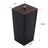 4 Pieces Square Wooden Furniture Legs Chair Sofa Feet Replacement Living and Home Black 