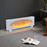 42 Inch Freestanding Electric Fireplace 2000W 7 Vibrant Colours Wall Mounted Fireplaces Living and Home 
