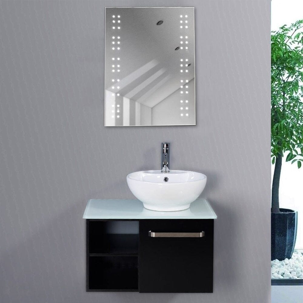 Wall Bathroom Mirror Cabinet with Lights Living and Home 