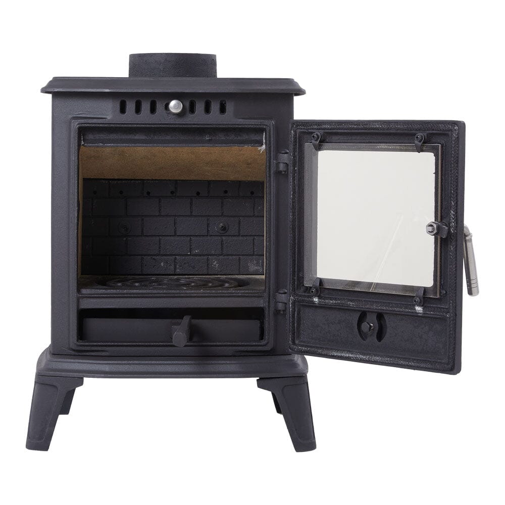 Smallbee Cast Iron Fireplace – Victorian Style Wood Burning Fireplace Insert & Freestanding Heater Smallbee UK 