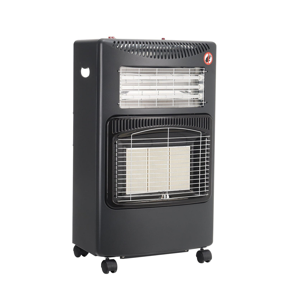 4.2KW Electric and Gas Heater Movable Tank Cabin with Ceramic Infrared Heater Space Heaters Living and Home 