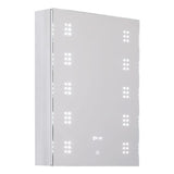 700x500MM LED Illuminated Mirror Cabinet with Shaver Socket