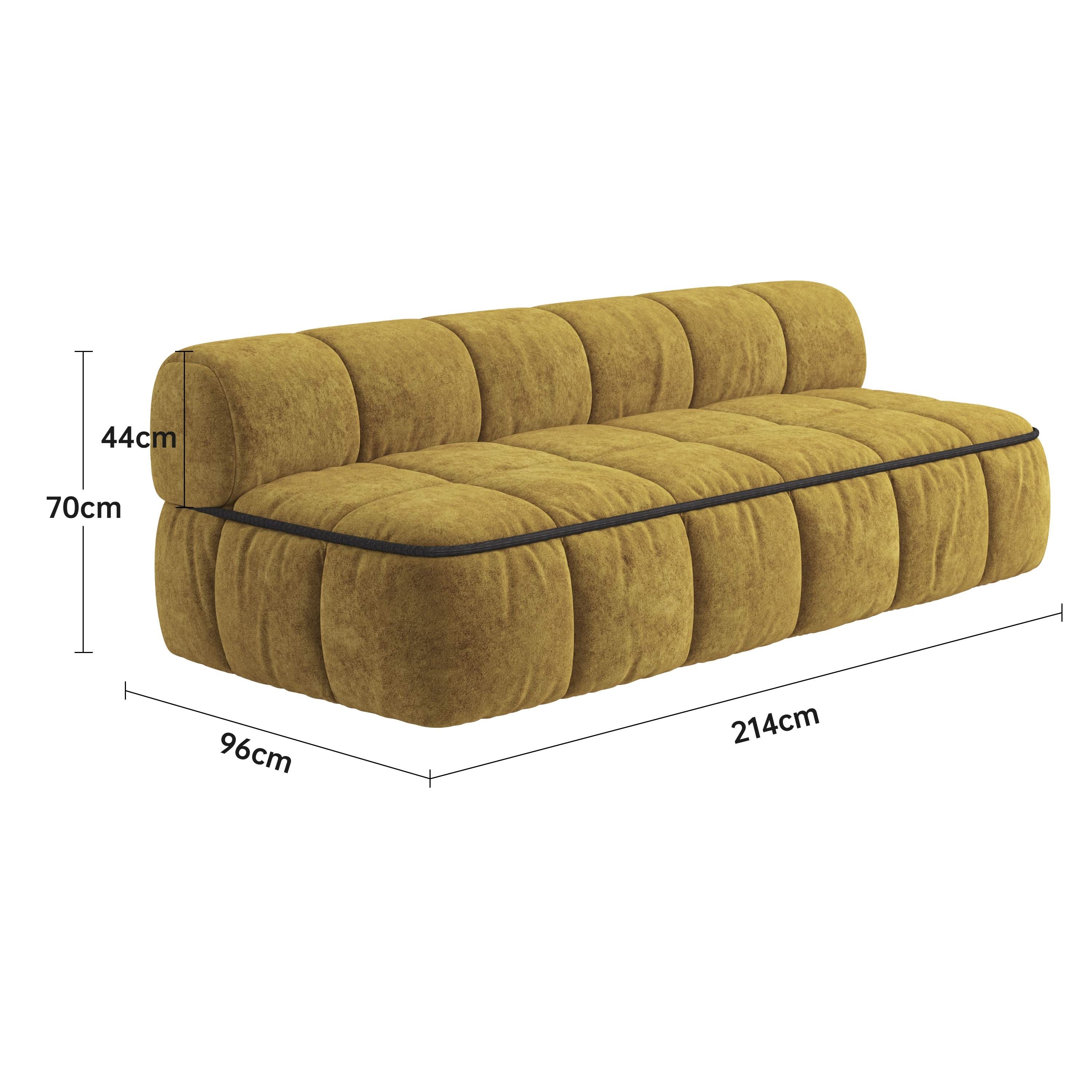 Convertible Sofa Bed with Sleeping Bag Style and Removable Cover Cottonfy UK 