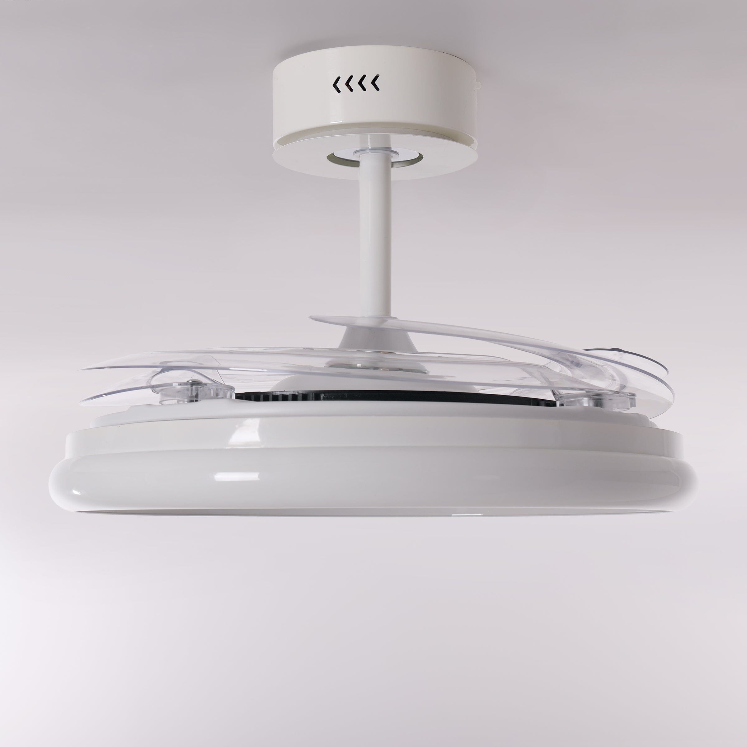 White 48 Inch Reversible LED Ceiling Fan Light with Remote Lightsin UK 