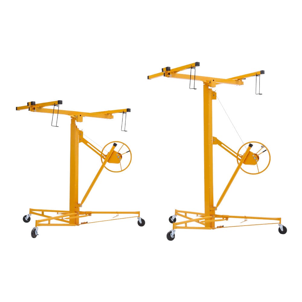 11/16ft Yellow Drywall Lifter with Rolling Casters Panel Hoist Living and Home 