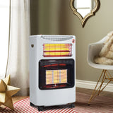 73cm Height 4.2KW Electric and Gas Heater Movable Tank Cabin with Ceramic Infrared Heater Space Heaters Living and Home 