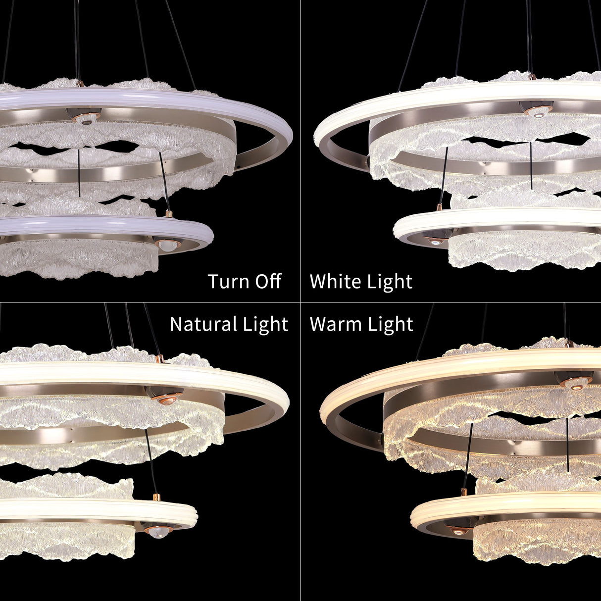 Lightsin Modern Ceiling Pendant Light with Aluminum and Acrylic Design Lightsin UK 