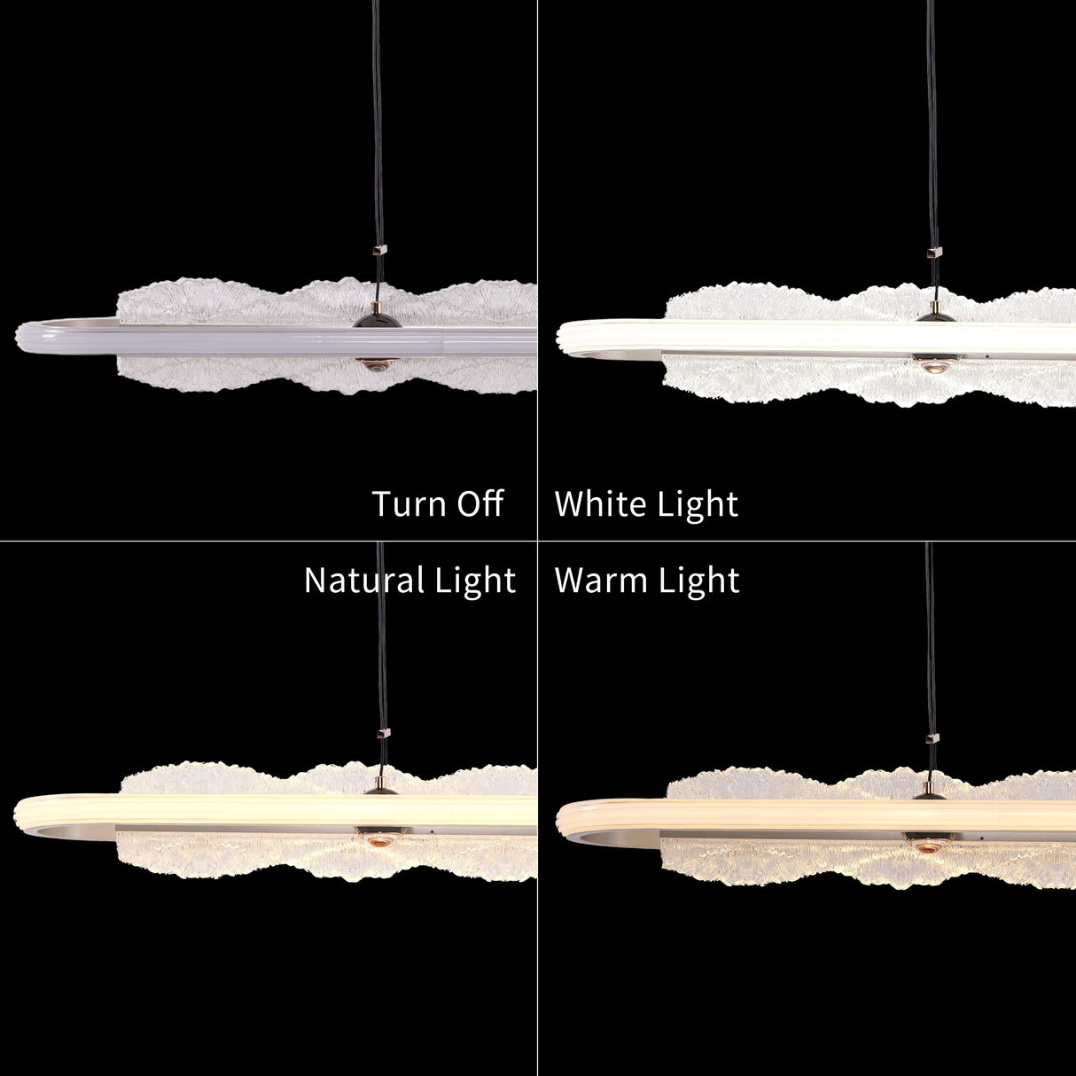 Lightsin Modern Aluminum and Acrylic Pendant Light for Dining Room Ceiling Lightsin UK 