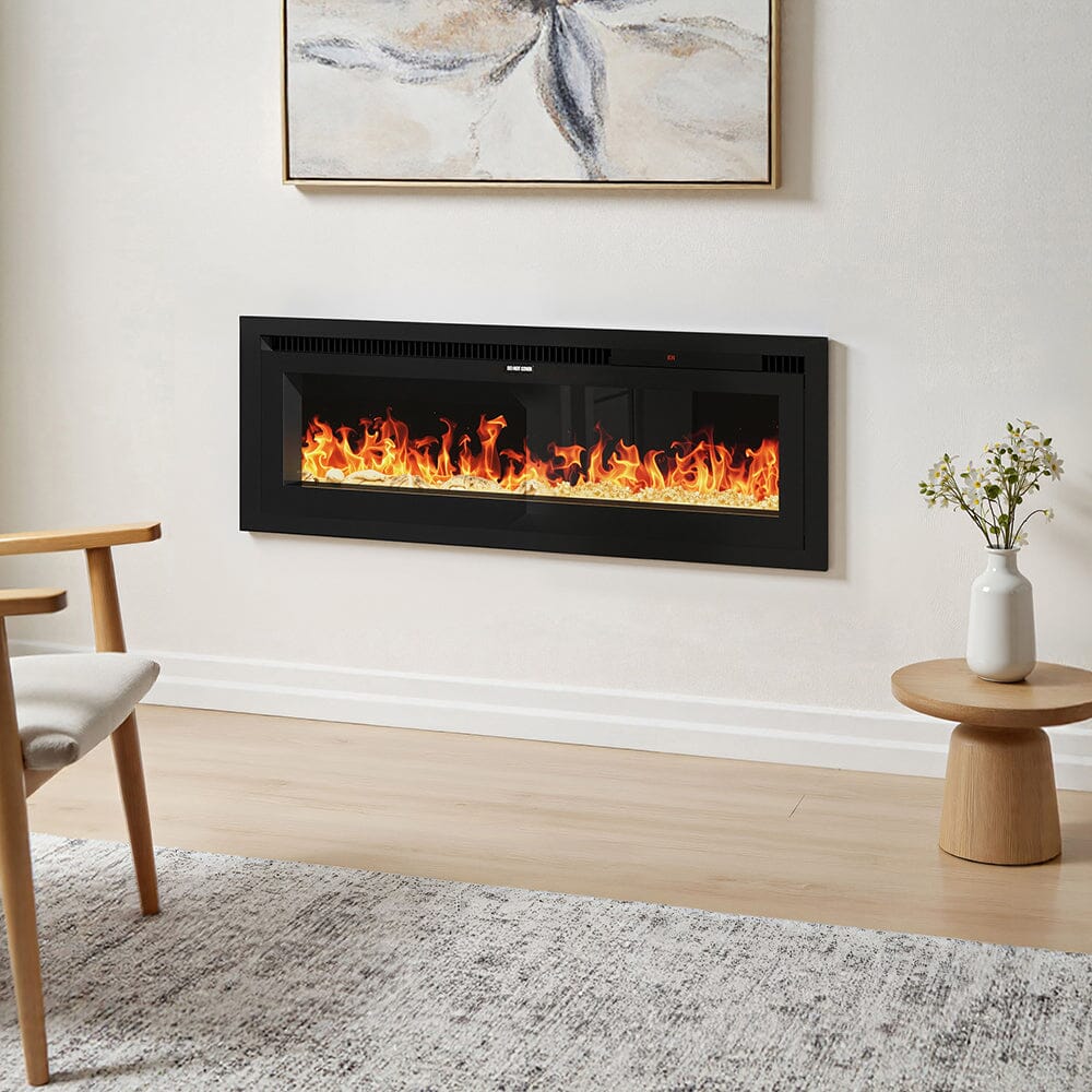 42/50/60/73 inch Electric Fire 12 Vibrant Flame Colours Electric Fireplace with Remote Living and Home 