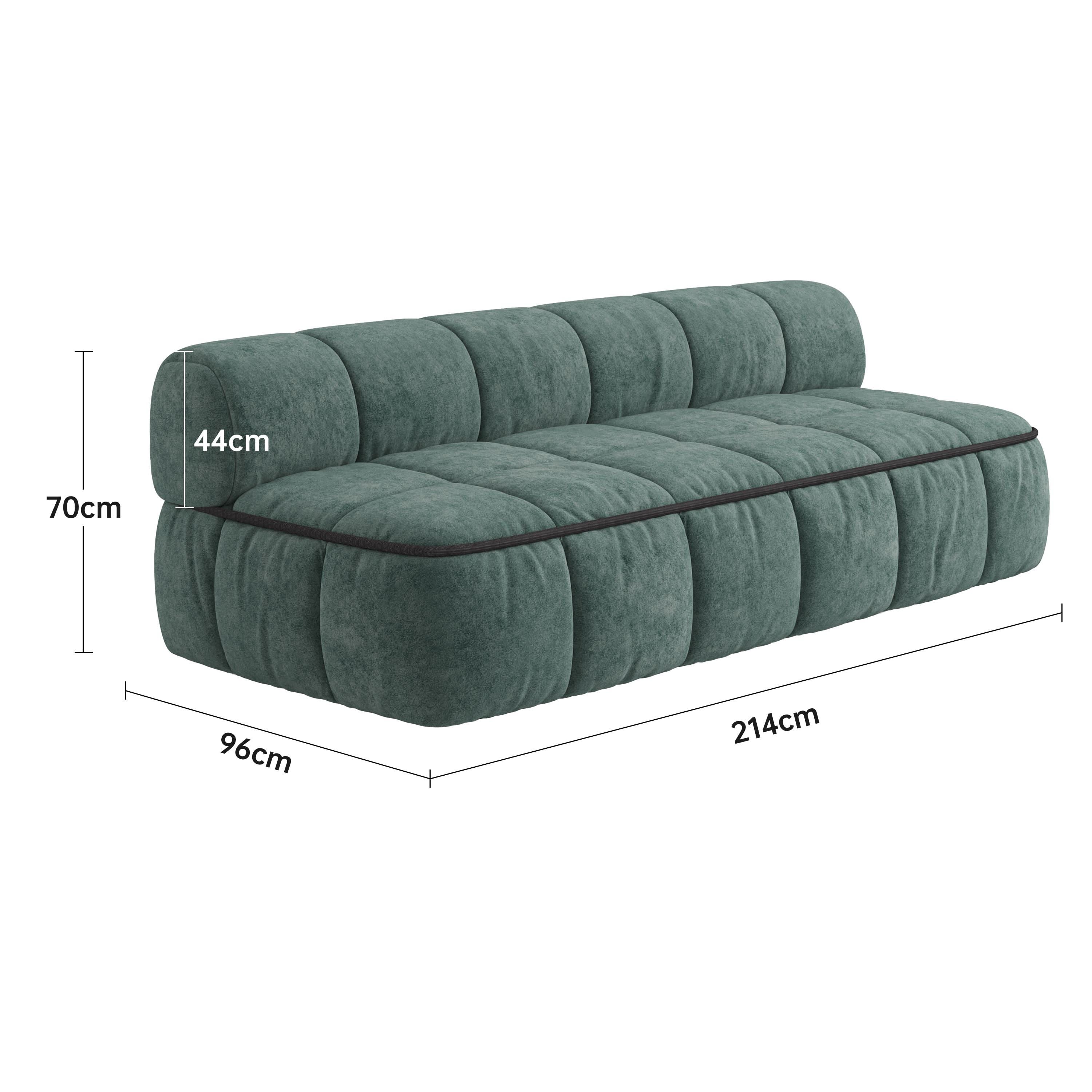 Convertible Sofa Bed with Sleeping Bag Style and Removable Cover Cottonfy UK 