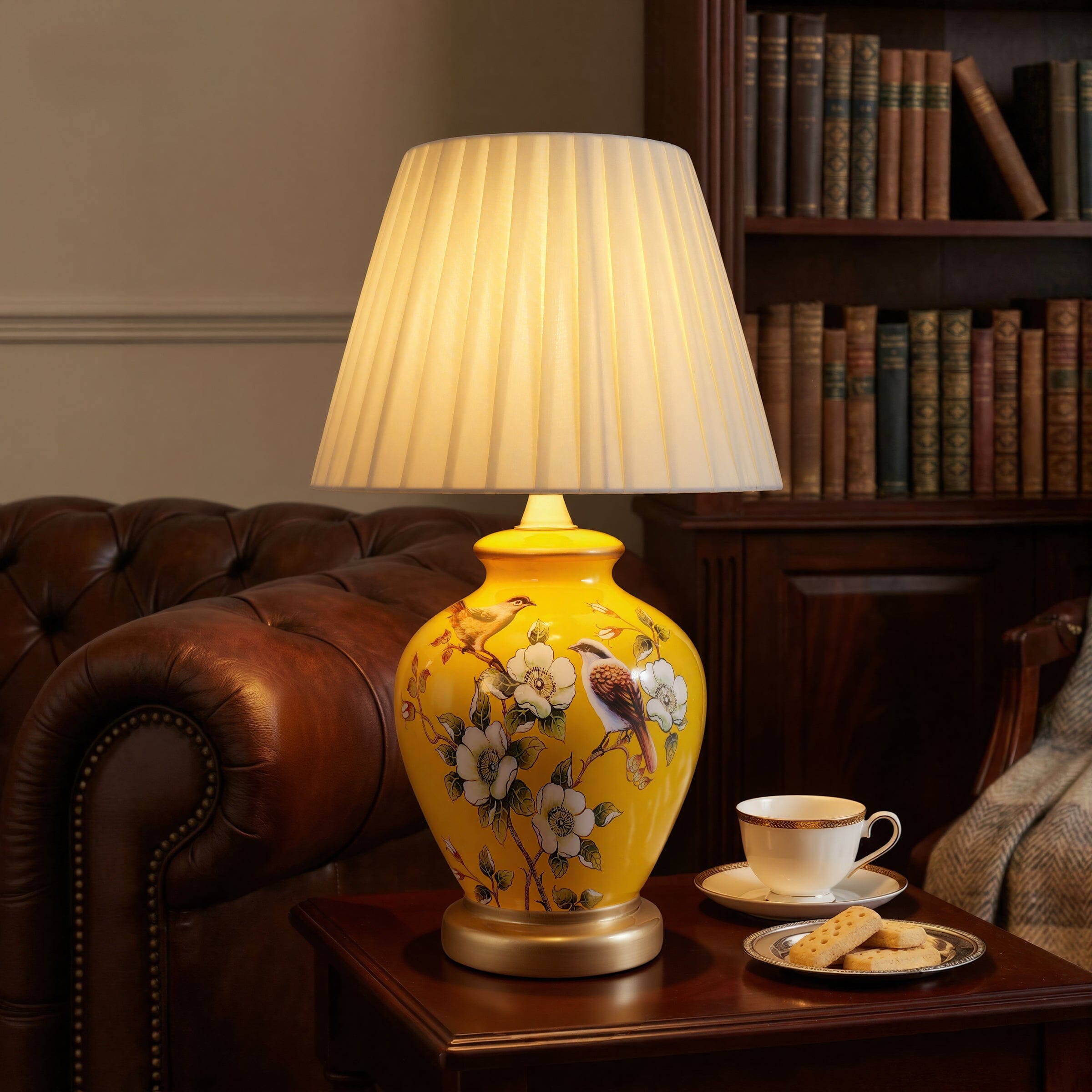 Lightsin Chinoiserie Hand-Painted Ceramic Table Lamp Collection Lightsin UK 