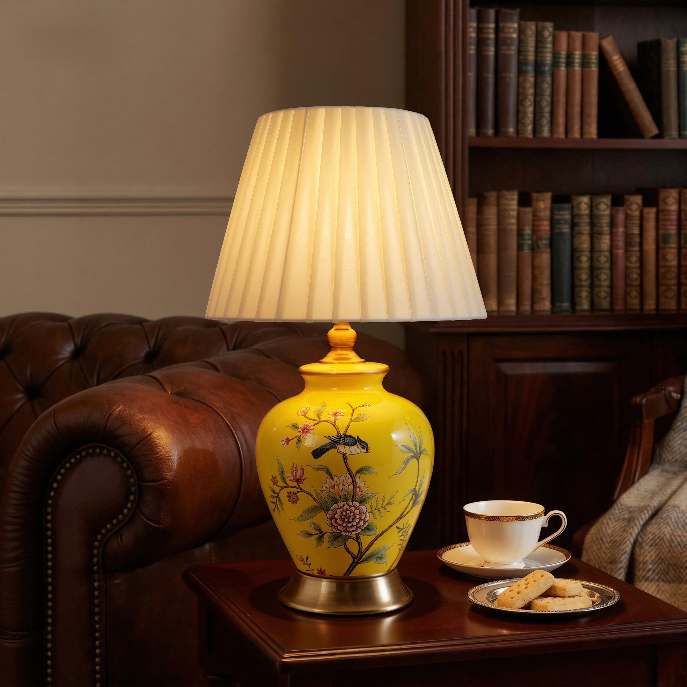 Lightsin Chinoiserie Hand-Painted Ceramic Table Lamp Collection Lightsin UK 