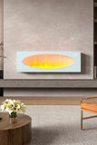 42 Inch Freestanding Electric Fireplace 2000W 7 Vibrant Colours Wall Mounted Fireplaces Living and Home 