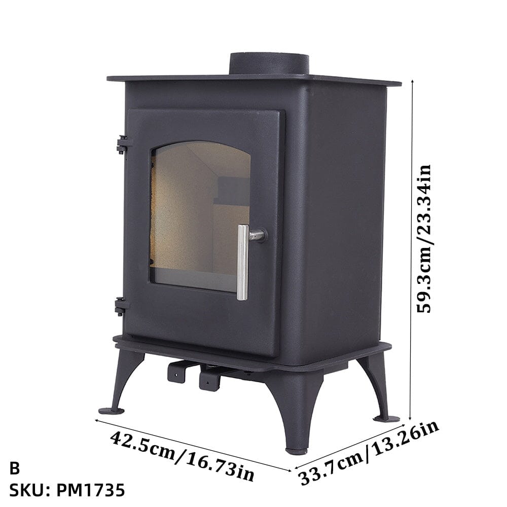 Smallbee Cast Iron Fireplace – Victorian Style Wood Burning Fireplace Insert & Freestanding Heater Smallbee UK 