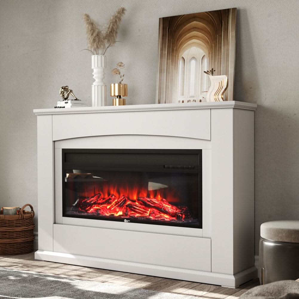 48 Inch Inset Electric Fireplace LCD Display Freestanding Fireplaces