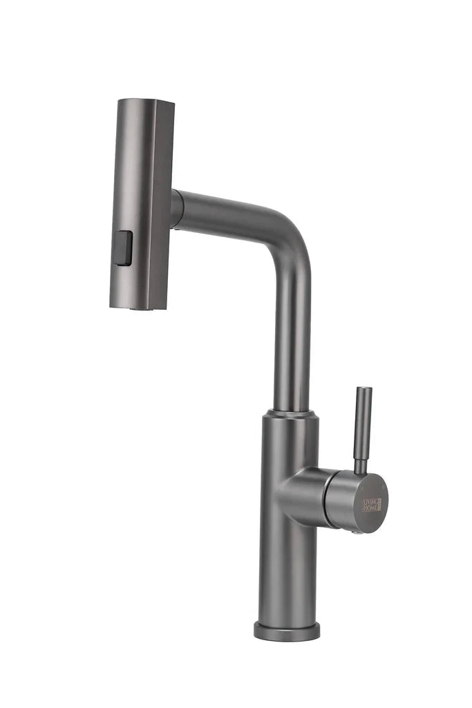 Bathroomdeco Retractable Pulldown Kitchen Faucet Living and Home 