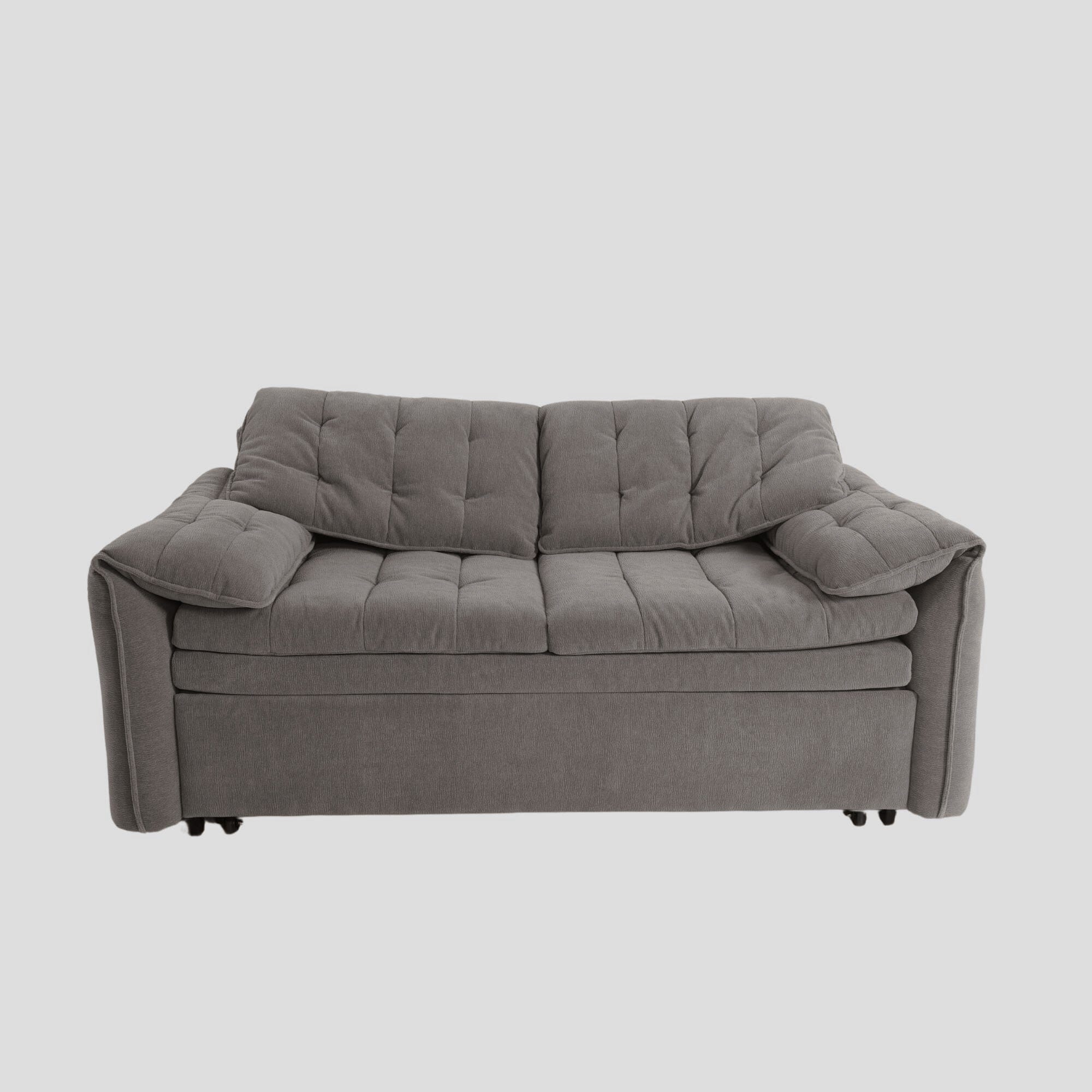 Cottonfy Upgraded Cloud Chenille Skin Friendly Sofa Bed with Storage Living and Home 