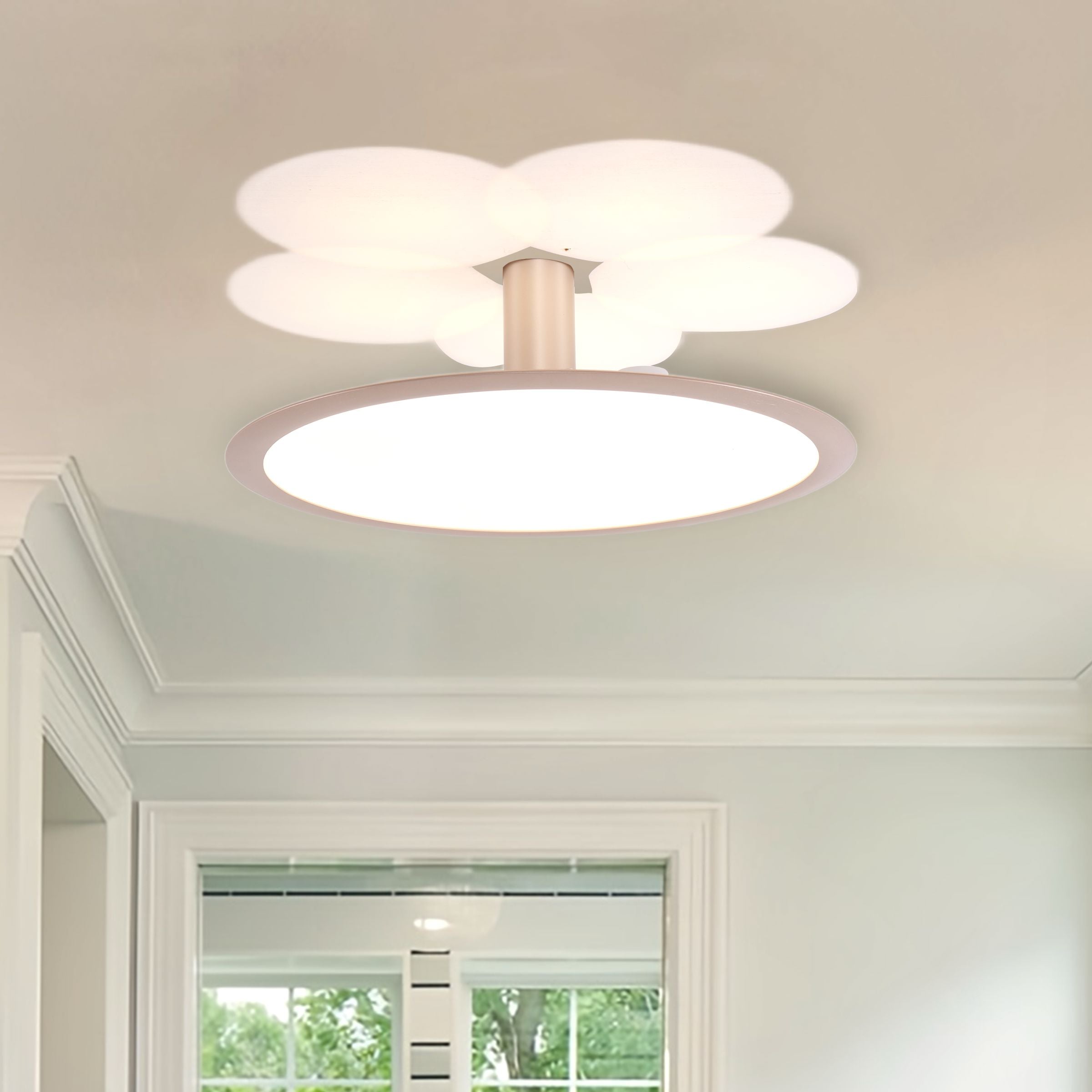 Lightsin Brushed Rose Gold Aluminum Pendant Light with Stepless Dimming Lightsin UK 